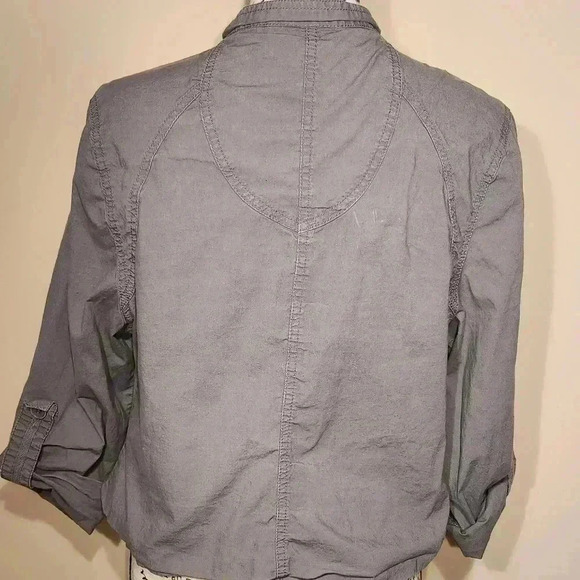Lane Bryant military moto jacket, Size 14 - Picture 8 of 8